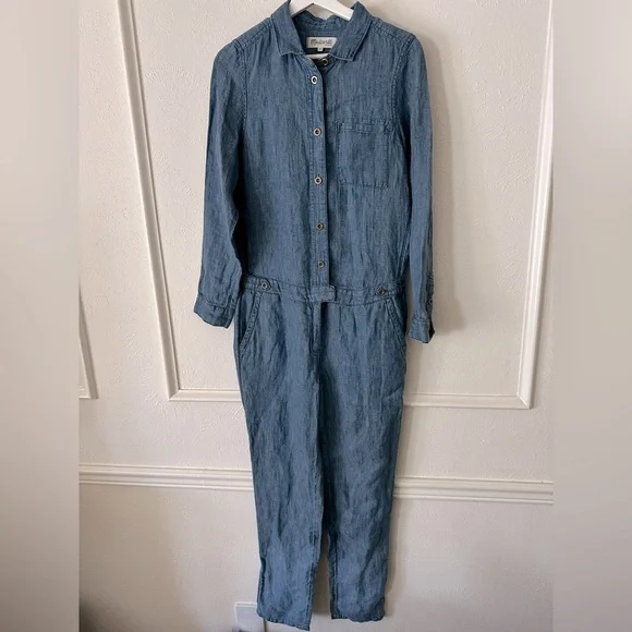 MadewellDenim Coverall JumpsuitS